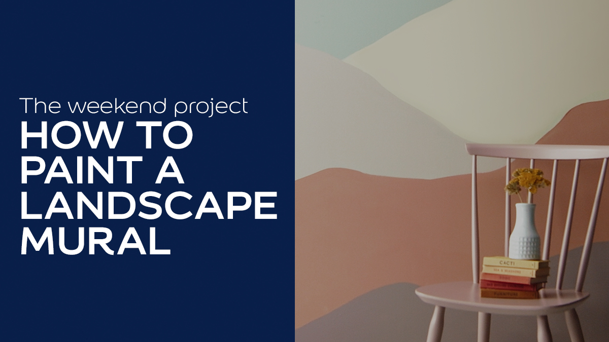 How to paint a wall mural Dulux